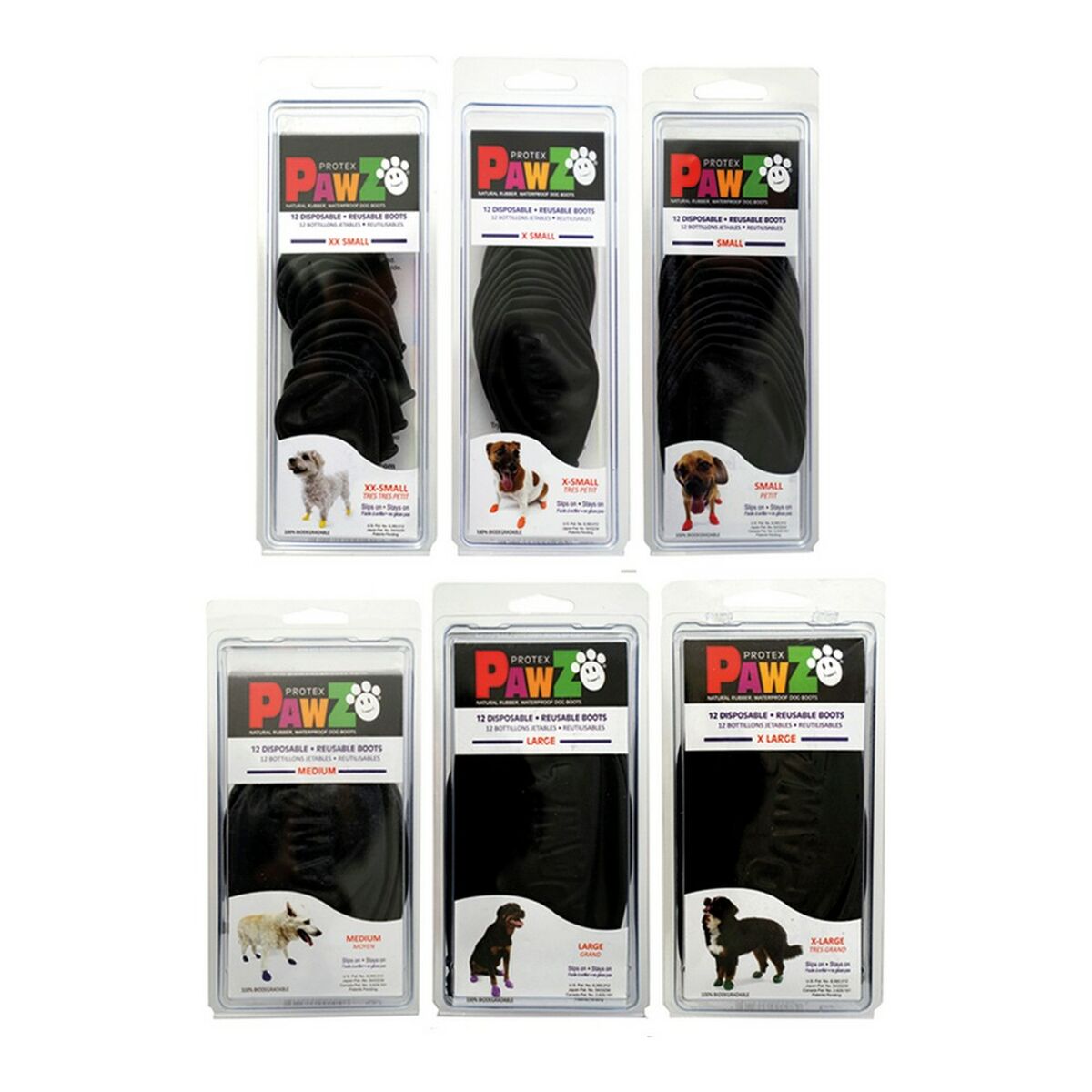 Stivali Pawz Tiny Cane 12 Unità