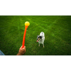 Lancia Palline per Cani Hunter Giallo Arancio Gomma Sfera