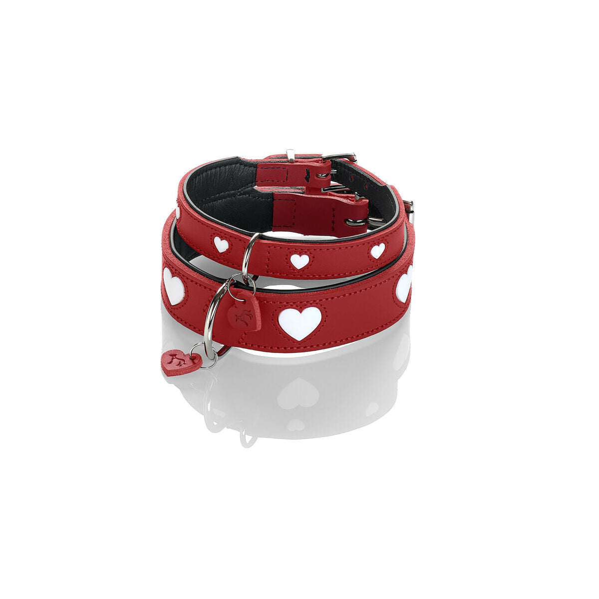 Collare per Cani Hunter Love Rosso XS 24-28 cm