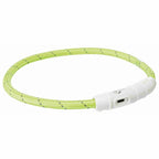 Collare LED per Animali Domestici Trixie Flash USB Verde