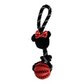 Giocattoli per cani Minnie Mouse Rosso Poliestere Cotone TPR 10 x 30 x 7 cm 7 x 30 x 10 cm