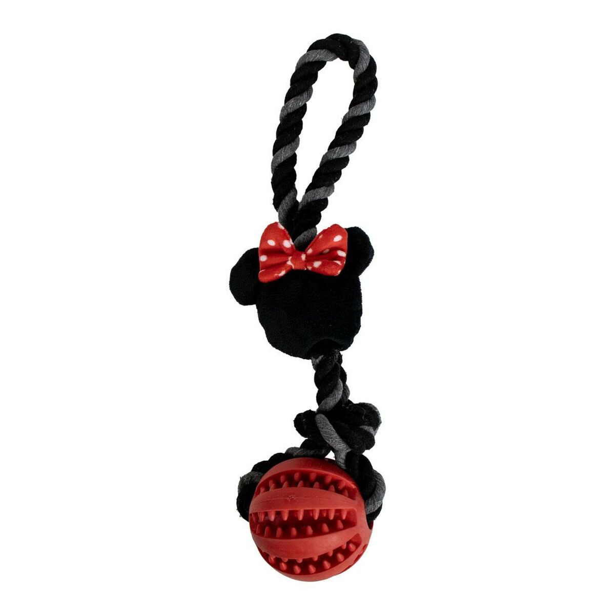 Giocattoli per cani Minnie Mouse Rosso Poliestere Cotone TPR 10 x 30 x 7 cm 7 x 30 x 10 cm