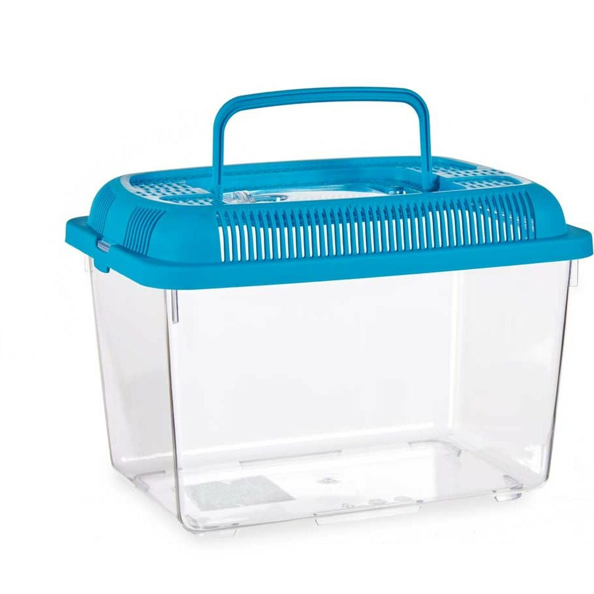 Acquario Mascow Azzurro Plastica 3 L 17 x 16 x 24 cm Con maniglia Medio (12 Unità)