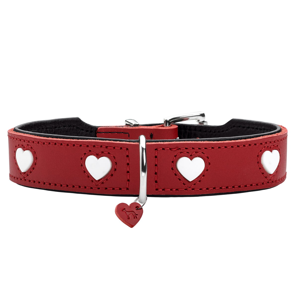 Collare per Cani Hunter Love Rosso XS 24-28 cm
