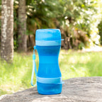 Bottiglia con Contenitore per Acqua e Cibo per Animali Domestici 2 in 1 Pettap InnovaGoods