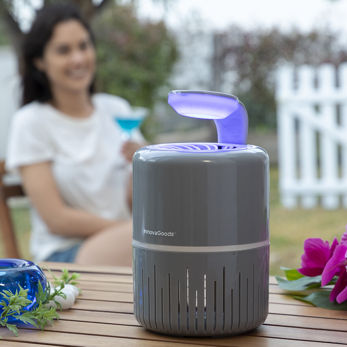 Lampada Antizanzare tramite Aspirazione KL Drain InnovaGoods